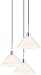 Sonneman 3563-01R-3 Three Light Glass Pendants Collection