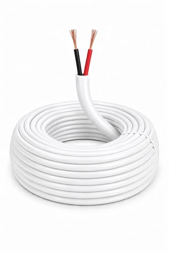 Image of Bunde 2 Core 1.5 Sq mm Copper Wire Flexible Cable | 1.5mm Twin Wire for Home Wiring, Extension Board, Electrical Appliances | FR PVC Insulated Electric Wire | Heavy Duty Copper Cable (10 METER)