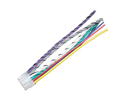 Anyqinsog 12-Pin Power Wire Harness Plug Cable Compatible with Dual XDM16BT XDM17BT DC426BT AC504BiM XDM290BT