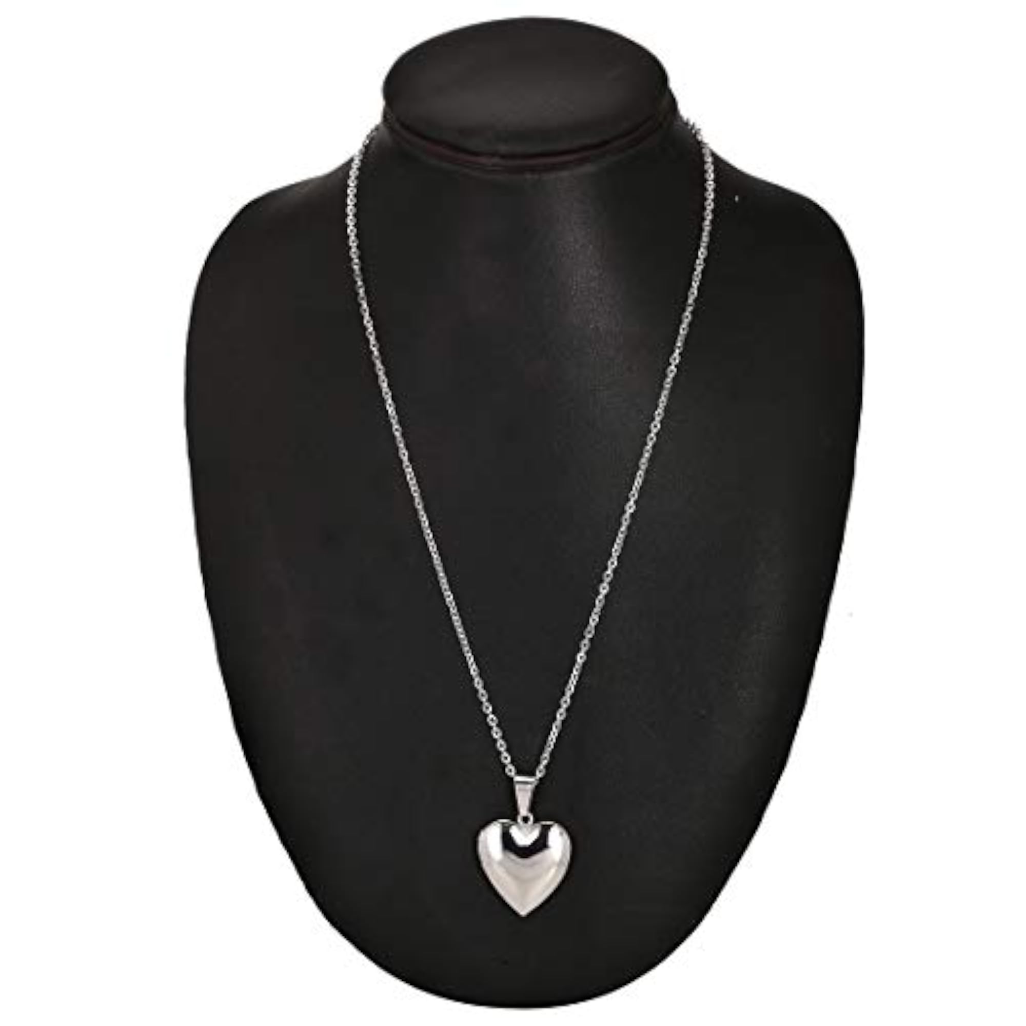 Heart Photo Locket Necklace for Valentine's Day