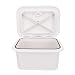 Jauarta Marine Boat Storage Box ABS 37.5X27X17.5cm Boat Embedded Storage for Bait Fishing Gear Tools White
