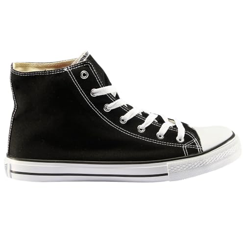 John Smith Zapatillas Casual Unisex 412. Negro (Negro, Sistema Tallas Calzado EU, Adulto, Hombre, Números, Mediano, 37)