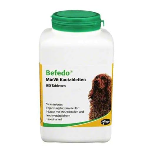 Zoetis - Befedo Minvit Kautabletten für Hunde 180 Tabletten, 1er Pack (1 x 0.62 kilograms)