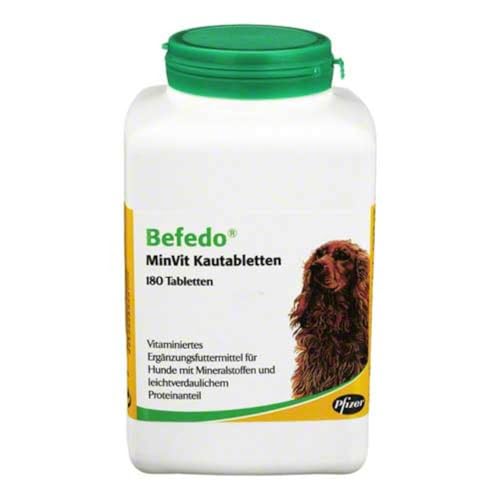Zoetis - Befedo Minvit Kautabletten für Hunde 180 Tabletten, 1er Pack (1 x 0.62 kilograms)