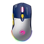 Mouse Gamer | Marvo | M803W | Wireless, RGB, 4800 DPI, 7 Botões, Bateria Recarregável | Branco | M803W-WB