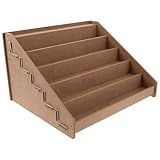 Construction robuste : fabriqué en bois, ce support à peinture est conçu pour résister à une utilisation régulière et conserver sa qualité au fil du temps. support à peinture pour maquettes, station de peinture