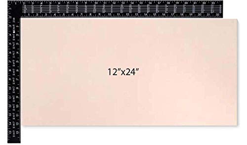 Sepici Leather | Vegetable Tanned, 7/9 Oz. (2.8-3.6 mm) Natural Pre-Cuts Pieces for Tooling, Engraving, Crafting, Molding & Carving by Sepici Leather. (12