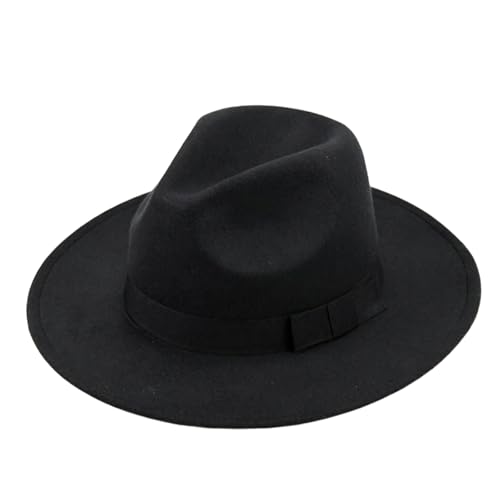 Chapeau de soleil bicolore à large bord avec ruban bowknot anti-UV
