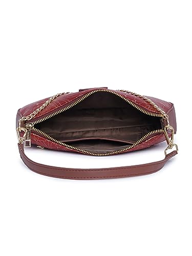 Image of ZOUK Women's Handcrafted Vegan Leather Casual Mini Shoulder Bag