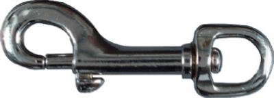 N222-588 0.5 x 3 in. Nickel Bolt Snap