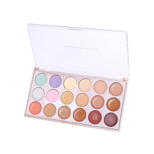 Paleta de licuadora Ocultar, Paleta de contorno corrector, Crema de corrector de 18 colores, El maquillaje de ocultación impermeable para el de la piel, la paleta de belleza, para uso diario