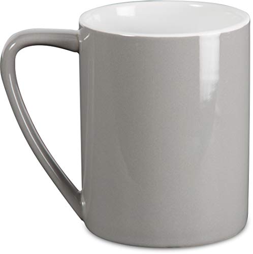 Taza grande de café gris de 18 oz miniatura 3