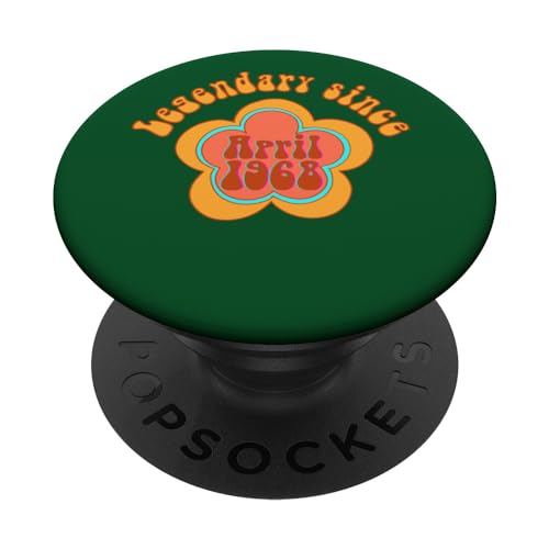 Nacido en abril de 1968 Cumpleaños Legendario desde 1968 PopSockets PopGrip Intercambiable