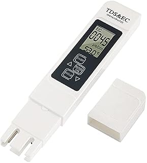 Mesee TDS EC Tester Meter, 3-in-1 Professional Water Quality Test Meter LCD Digital TDS & EC Temperature Meter Testing Tool for Drinking Water, Aquariums, Hydroponics, Swimming Pools, Spas