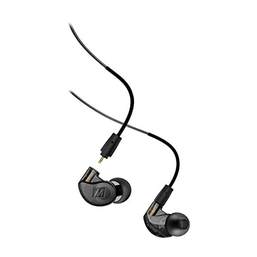 MEE audio M6 PRO Musicians’ In-Ear Monitors with Detachable Cables; Universal-Fit and Noise-Isolating (2nd Generation) (Black)