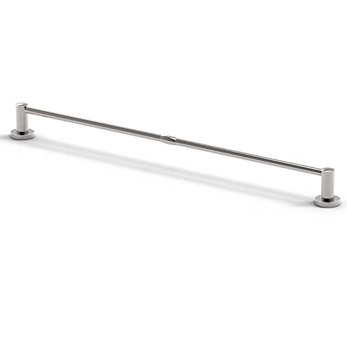 SAFETY+BEAUTY Toallero de 32 pulgadas para baño o cocina, construcción de acero inoxidable (níquel cepillado)