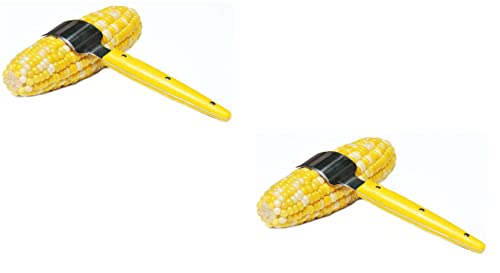 Grand Fusion Corn on the Cob Curved Butter Knife 2 Pack Contours to Kernels to Spread Evenly and Easily for Perfectly Buttered Corn with Less Mess and Waste. Dishwasher Safe and BPA Free (2)