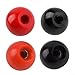 Machine Tool Handle Ball Nut with Iron Core and Construction for Lathe, Woodworking, and Industrial Equipment – Thread Tightening Button Core Ball Shaped Head Knob(M12-40 iron red)