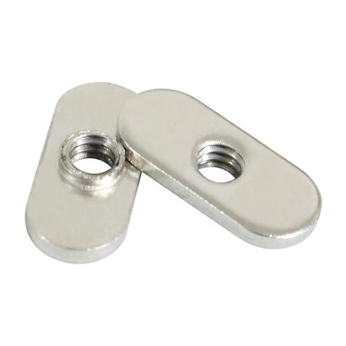 20 packs 1434-20 centered hole sliding t-nuts for 10 series t track extrusions t slot accessories for aluminum extrusion profile rail