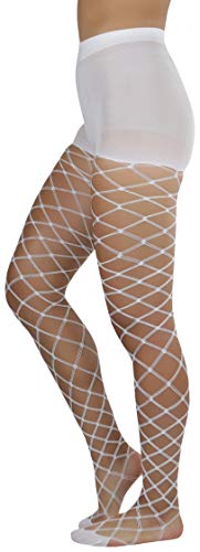 Image of ToBeInStyle Women's Large Mesh Fishnet Patterned Pantyhose Tights