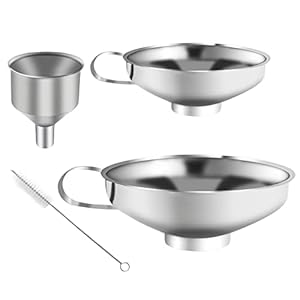 Aokito LD-4 Edelstahl Trichter Set, 4 Stück