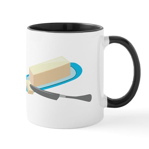 Taza de cerámica de 11 oz Butter Stick CafePress miniatura 1