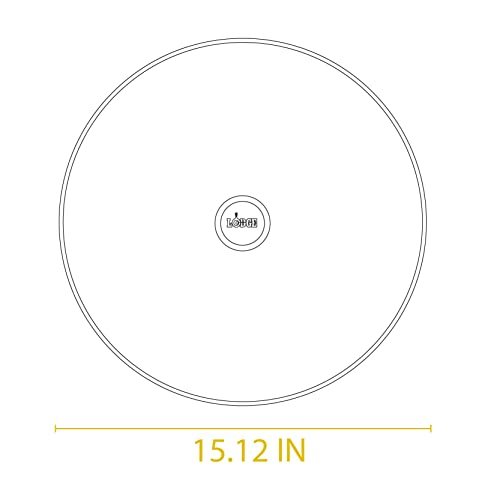 Lodge Manufacturing Company Gl15 Tempered Glass Lid, 15", Clear #TOP2