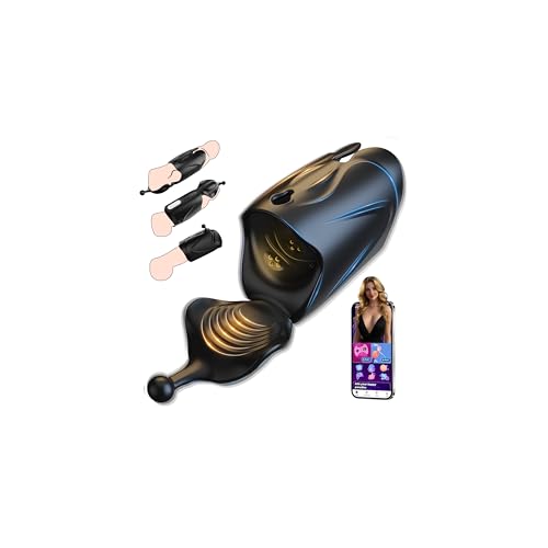 Tagnaff Masturbieren für Männer Handfrei Penis Vibrator Sex Spielzeug für die Männer Mehrere Tragevarianten Vibratorensets AI Sync Sexspielzeug Solo Masturbatoren Eichel Stimulator Toys Peniszaumzeug