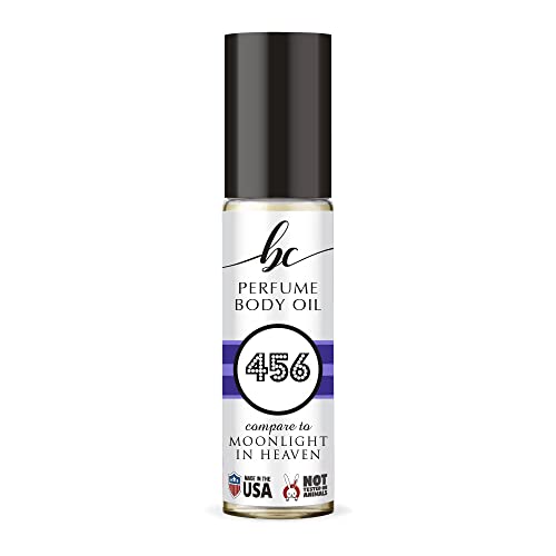 BIOCURA BC Perfume 456 Inspired by Moonlight In Heaven For Women & Men Replica Fragrance Body Oil Dupes Alcohol-Free Sample Travel Size Concentrated Long Lasting Roll-On 0.3 Fl Oz/10ml