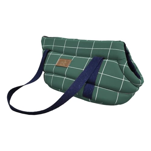 Bolsa transporte aberta para pet cachorros e gatos Estilo Square(Verde,G)