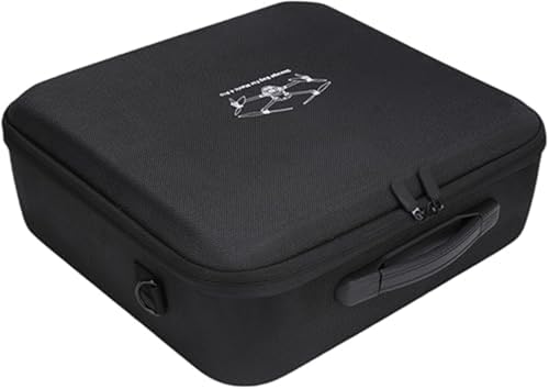 Image of M.G.R.J Portable Carrying Case Cover for DJI Mini 4 Pro || Mini 4 Pro RC 2 Remote Controller & Accessories (Hard|PU Leather|Black)