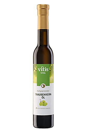 Vitis Traubenkernöl kaltgepresst 500ml natives Speiseöl reich an Vitamin E zum Braten Kochen Backen & Salat von der Mosel