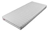 Hauteur : 16 cm Abeil Matelas Mousse à Froid - 7 Zones Orthopediques, Blanc, 90 x 190 cm