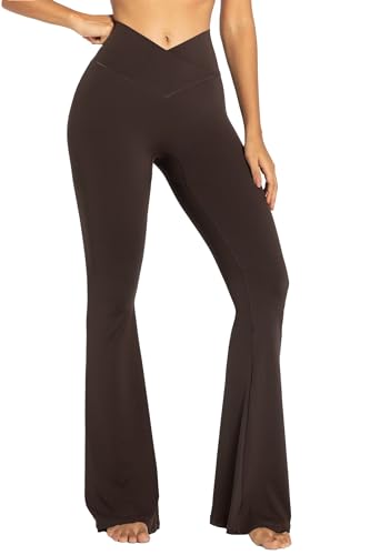 Leggings acampanados de mujer Sunzel color marrón Java talle XL 2