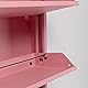 Kare Design Schuhschrank Caruso Rosa, Metall, mit 5 Klappen, Schuhablage für 10 Paar Schuhe, schmal, platzsparend, hoch, Schuhregal, Eingangsbereich, 170x50x15 cm (H/B/T)