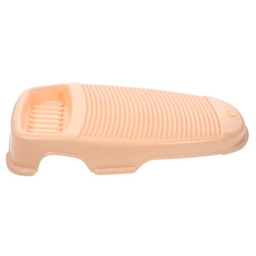PACKOVE Tabla de Lavar Ropa de Plástico Grueso con Soporte para Jabón Antideslizante Portátil y Resistente para Lavado Mano Hogar y Ropa