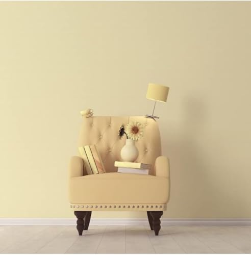 Image of Beige Solid Matt Peel and Stick Wallpaper Contact Paper Wallpaper Modern Self Adhesive Wallpaper Decorative Removable 2 x 50 Feet