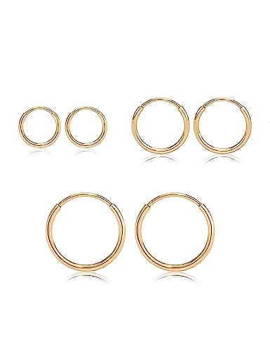 Amazon.com: Limerencia Titanium Jewelry: Hoop Earrings
