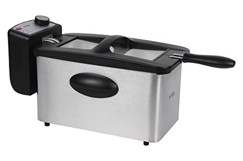 Cofan Freidora Eléctrica | Modelo Riaza | Fabricada En Acero Inoxidable Cepillado | 2000 W | Capacidad 3 L