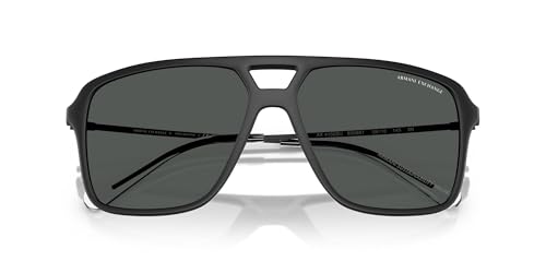 Image of Armani Exchange mens Ax4150su Universal Fit Aviator Sunglasses