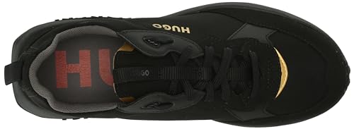 Image of HUGO Mens Running Style Mix Material Sneakers