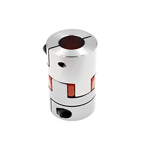 SUOFEILAIMU-PHONE CASE Metal Coupler Flexible Coupler D40 L55 Shaft CNC Jaw Shaft Coupling Id=8 9 10 11 12 12.7 14 15 16 17 18 19 20 22mm (Inner Diameter : Note d1 x d2)