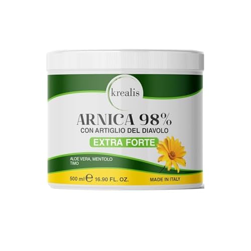Arnika Salbe 98% mit teufelskralle, Arnika Gel Pferdesalbe für mensch extra stark nützlich bei rückenschmerzen, schmerzsalbe für Entzündungen, Gelenk- und Muskelschmerzen