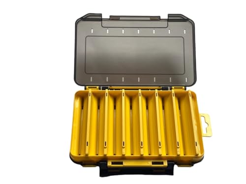 Plastic Storage Box for Lure Hard Bait,Double Sided,12/14 grids (Y1420)