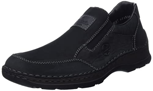 Rieker 05354, Mocasín Hombre, Negro, 40 EU Cover