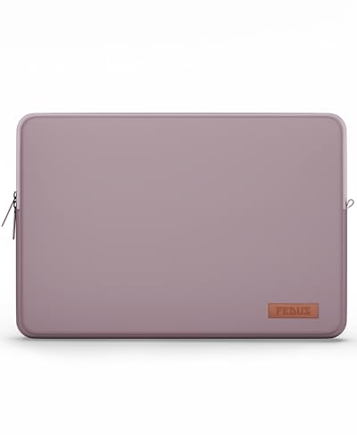 Image of FEDUS MONARC Designer Premium Vegan Leather Laptop Sleeve Bag Case 13.3 inch, Shockproof Office Laptop Cover Pouch Accessories Carrying Bag for MacBook, HP, Dell, Lenovo, Asus for Men & Women