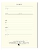 BookFactory Księga kont / księga rachunkowa/księga rachunkowa/notatnik (4-kolumnowy format książki kolumnowej) - 96 stron, 20 cm x 25 cm, bordowa okładka, Smyth szyta twarda oprawa
