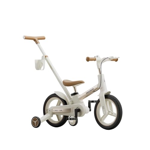 Gorocking 折りたたみ自転車 子供用 12インチ 一台五役 補助輪&押し棒付き 3色 組み立て簡単