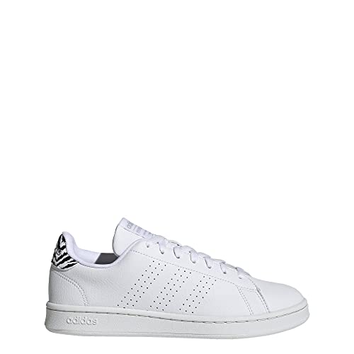 Image of adidas Womens Advantage Lace Up Sneakers Shoes Casual - White