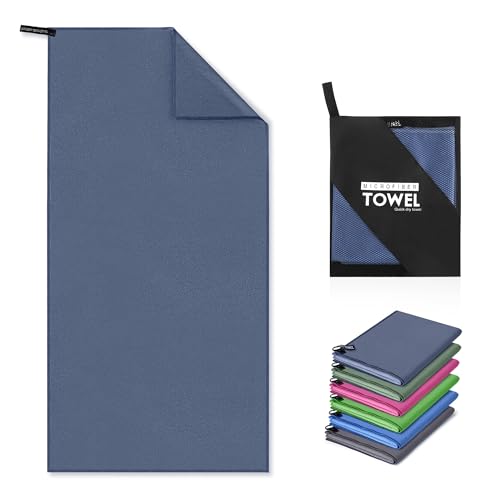 YC Kitchen Mikrofaser Handtuch, 70 x 140 cm, schnell saugendes Fitness Handtuch aus Mikrofaser, geeignet für Sporthandtuch, Reisehandtuch, Strandhandtuch YC Kitchen Mikrofaser Handtuch, 70 x 140 cm, schnell saugendes Fitness Handtuch aus Mikrofaser, geeignet für Sporthandtuch, Reisehandtuch, Strandhandtuch